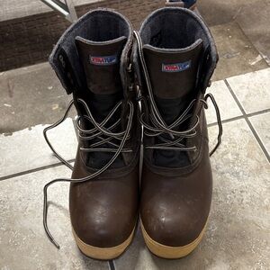 XTRATUF Brown Boots with Tan Soles